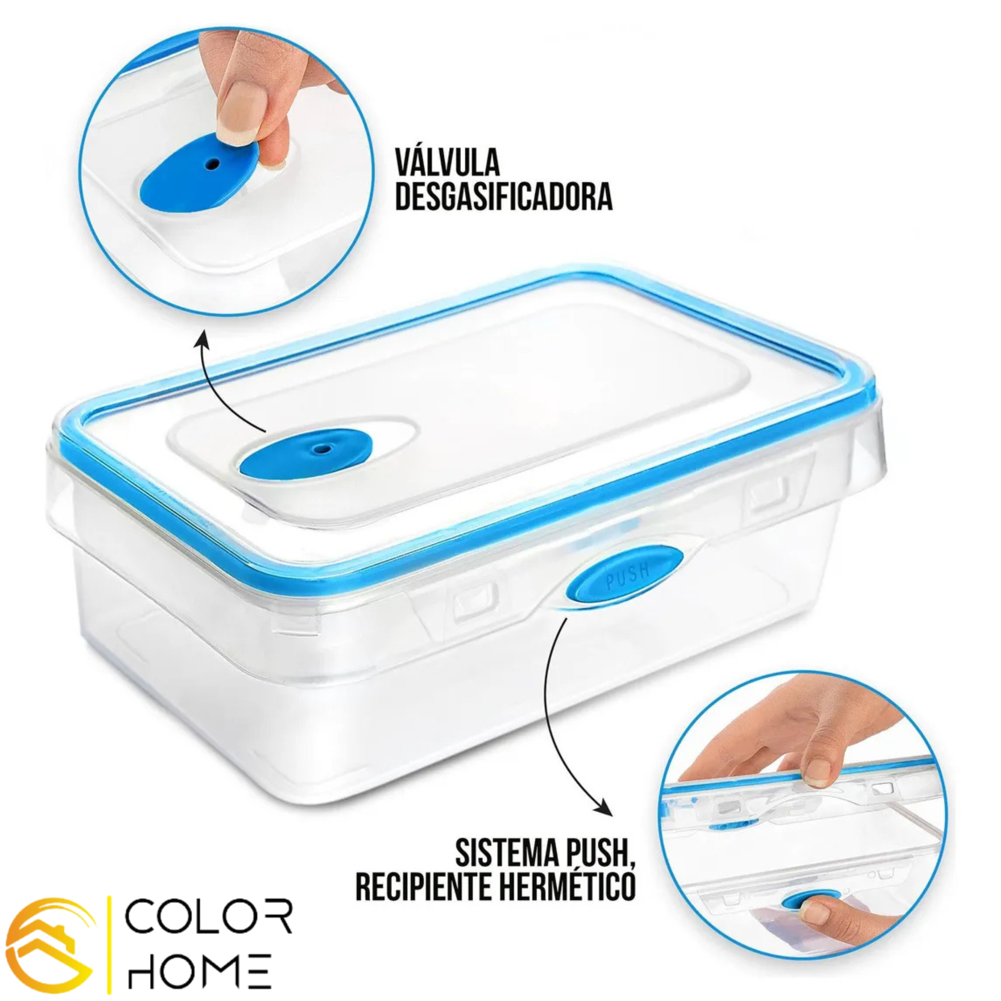 Miniatura 2 de Tapper Hermético 1 litro con Válvula